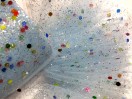Фатин "Кольорові блискітки", БЛАКИТНИЙ, 5,5см
